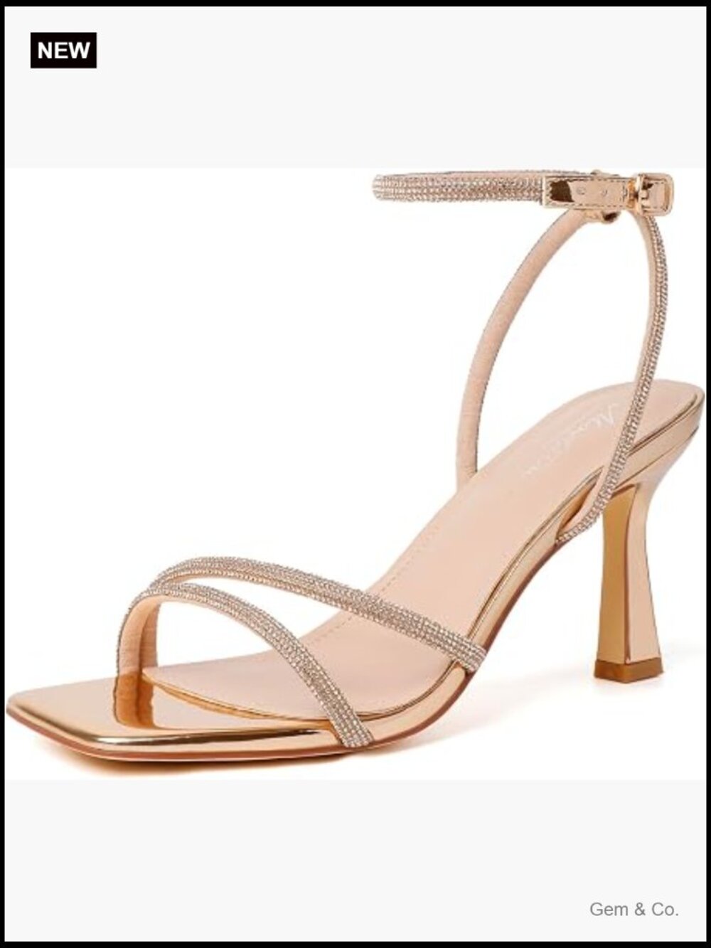 Strappy Lace Up Stiletto Heeled Sandals Square Open Toe Ankle Strap Heels Party